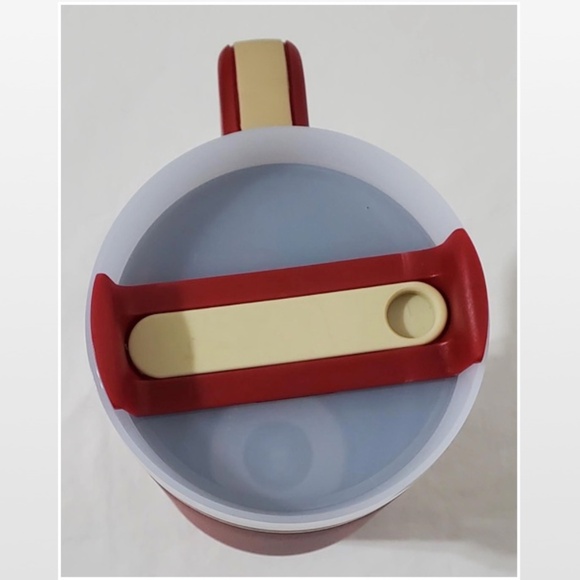 New Tumbler POSHBABE Red White Large 40oz Travel Mug Thermos Cup - Picture 11 of 16